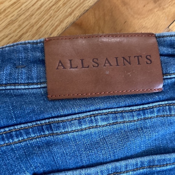 Women’s All Saints jeans. Blue. Size 28 - Picture 5 of 15
